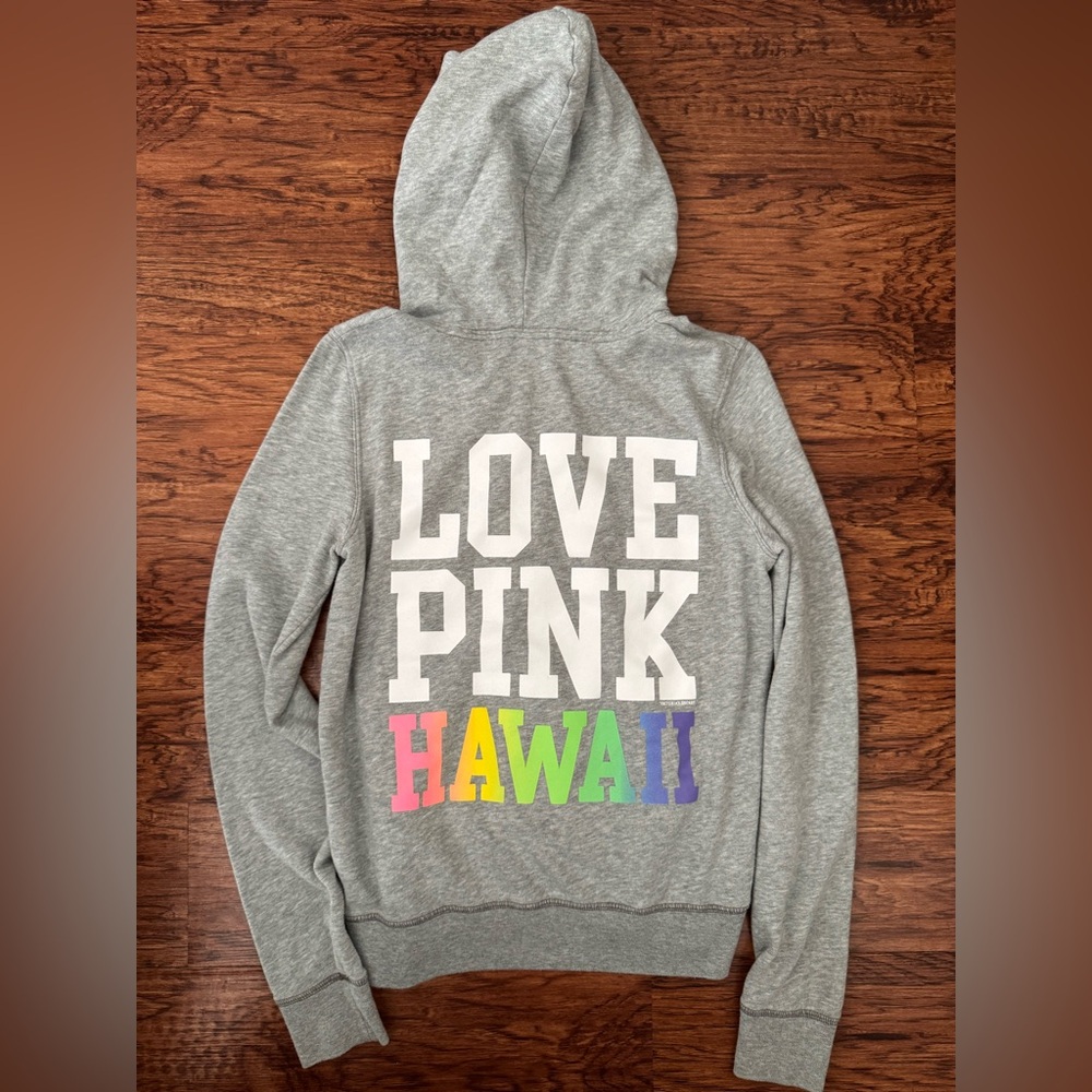 Victoria’s Secret PINK x Hawaii Limited Edition Zip Fleece - size Medium
